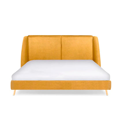 Cama Arizona King Size Mostaza