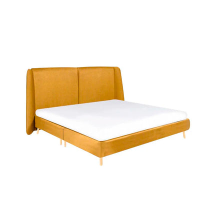Cama Arizona King Size Mostaza