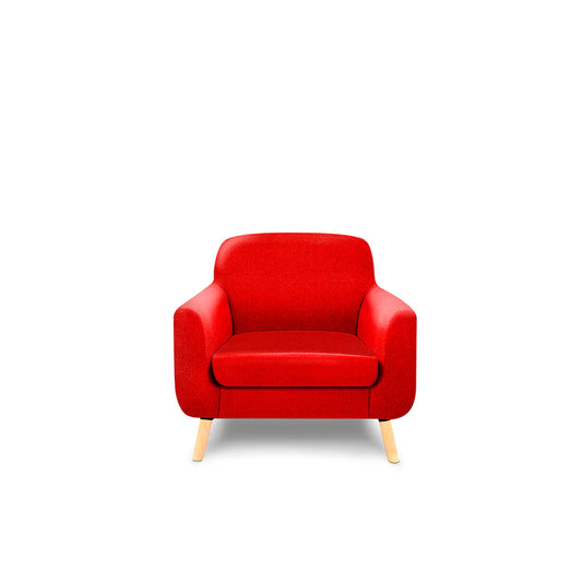 Sillon Individual  Ginebra  Rojo