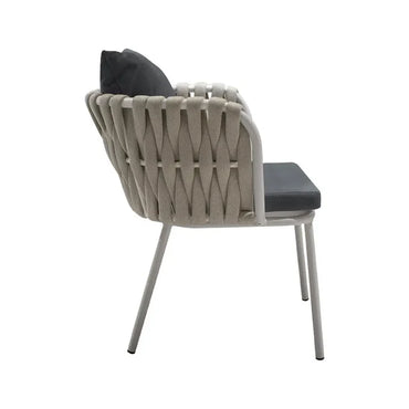 Silla Leon Blanco-Gris oscuro