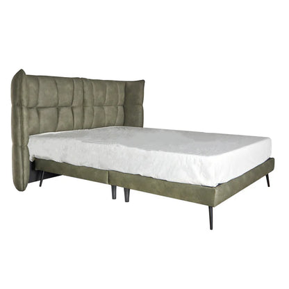 Cama Chicago King Verde Olivo