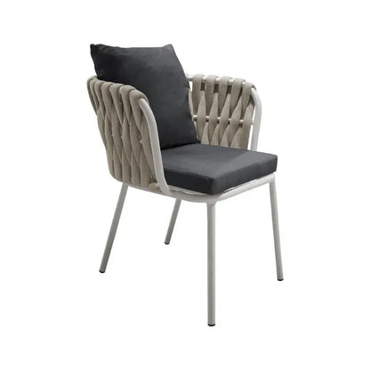 Silla Leon Blanco-Gris oscuro