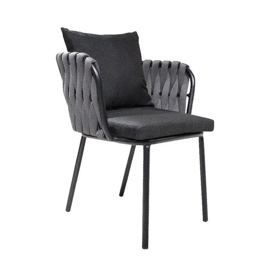 SillaLeon Negro/Gris